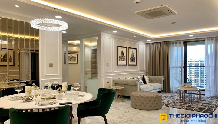thi công phào chỉ tường nhựa đẹp